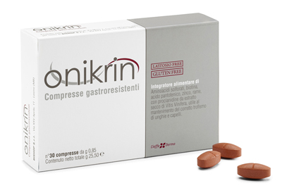 ONIKRIN 30 COMPRESSE - Parafarmacia Mostacciano