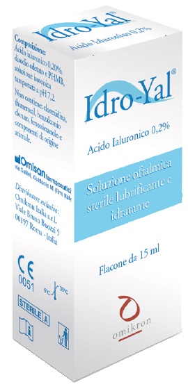 SOLUZIONE LUBRIFICANTE IDRO YAL 15 ML PER LENTI A CONTATTO - Parafarmacia Mostacciano