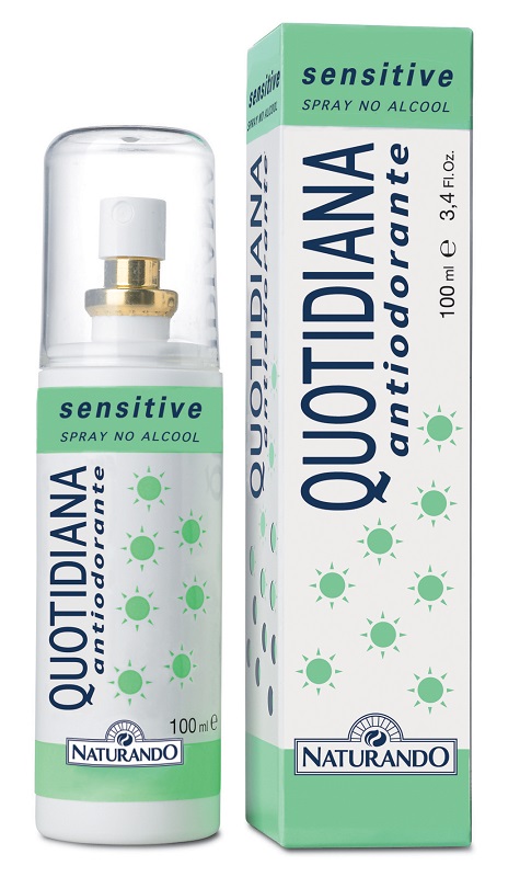 QUOTIDIANA ANTIODORANTE SPRAY SENSITIVE 100 ML - Parafarmacia Mostacciano