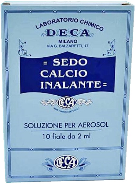 SEDO CALCIO INALANTE SOLUZIONE AEROSOL 10 FIALE 2 ML - Parafarmacia Mostacciano