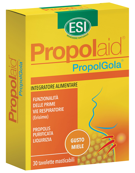 ESI PROPOLAID PROPOLGOLA MIELE 30 TAVOLETTE - Parafarmacia Mostacciano