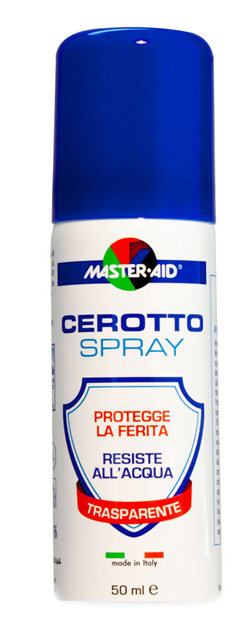 CEROTTO SPRAY MASTER-AID FLACONE 50ML CIRCA 80 APPLICAZIONI - Parafarmacia Mostacciano