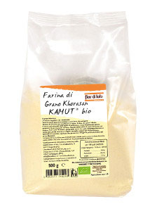 FARINA KAMUT BIANCA TIPO 0 BIO 500 G - Parafarmacia Mostacciano