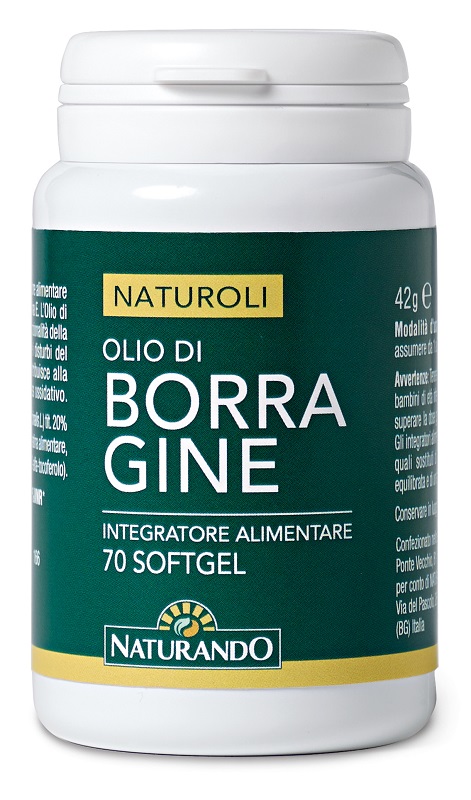 I NATUROLI OLIO DI BORRAGINE 70 CAPSULE - Parafarmacia Mostacciano