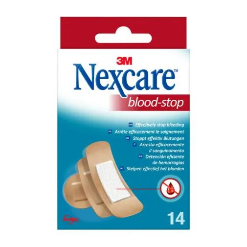 CEROTTO PREPARATO EMOSTATICI NEXCARE BLOOD STOP 14 PEZZI - Parafarmacia Mostacciano
