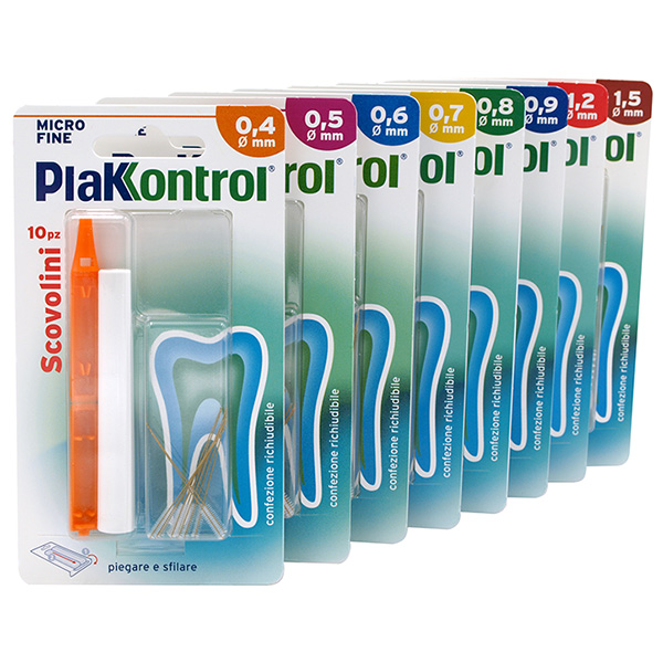 PLAKKONTROL MINIGRIP SCOVOLINO 0,7 MM 10 PEZZI - Parafarmacia Mostacciano