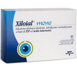 SOLUZIONE OFTALMICA IDRATANTE LUBRIFICANTE XILOIAL 20 MONODOSE DA 0,5ML - Parafarmacia Mostacciano