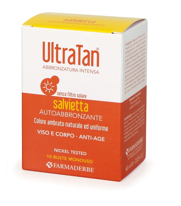 ULTRA TAN SALVIETTE AUTOABBRONZANTI 60 ML - Parafarmacia Mostacciano