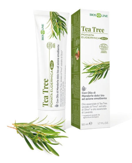 BIOSLINE TEA TREE POMATA EUDERMICA CERT ECOCERT 50 ML - Parafarmacia Mostacciano