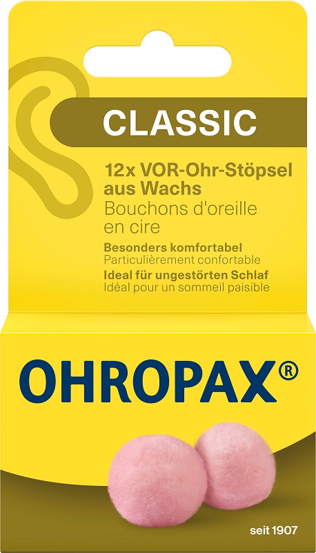 TAPPO AURICOLARE OHROPAX CERA 12 PEZZI - Parafarmacia Mostacciano