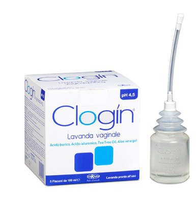 CLOGIN LAVANDA VAGINALE 5 FLACONI DA 100 ML + 5 CANNULE VAGINALI MONOUSO - Parafarmacia Mostacciano