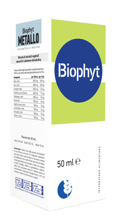 BIOPHYT METALLO 50 ML SOLUZIONE IDROALCOLICA - Parafarmacia Mostacciano
