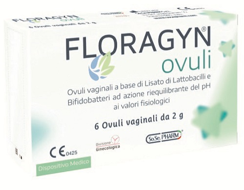 OVULI VAGINALI A BASE DI LATTOBACILLI LISATI FLORAGYN OVULI 12G 6 PEZZI - Parafarmacia Mostacciano