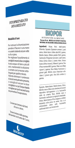 BIOPOR 50 ML SOLUZIONE IDROALCOLICA - Parafarmacia Mostacciano