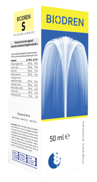 BIODREN S 50ML SOL IAL - Parafarmacia Mostacciano