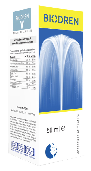 BIODREN V 50 ML - Parafarmacia Mostacciano
