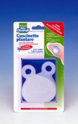 CUSCINETTO PLANTARE REALIZZATO IN GEL DI SILICONE BIANCO SEMITRASPARENTE SAGOMATO PER AMMORTIZZARE E PROTEGGERE PRESSIONE E SFREGAMENTI SOTTO LA PIANTA DEI PIEDI 2 PEZZI - Parafarmacia Mostacciano