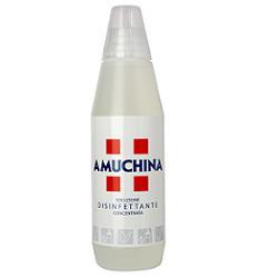 DISINFETTANTE IGIENIZZANTE A BASE DI IPOCLORITO DI SODIO ANTIMICROBICO AD AMPIO SPETTRO D'AZIONE AMUCHINA LIQUIDA 100% 1000 ML - Parafarmacia Mostacciano