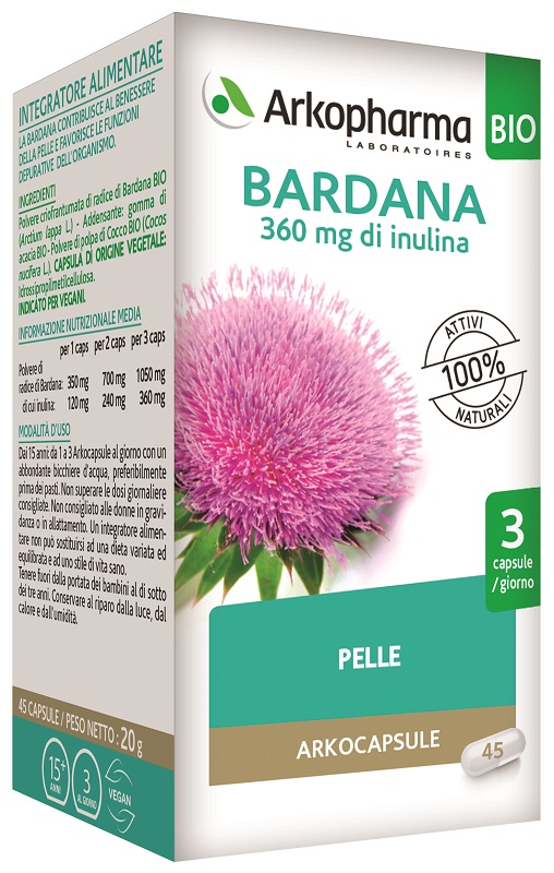 ARKO CAPSULE BARDANA BIO 45 CAPSULE - Parafarmacia Mostacciano
