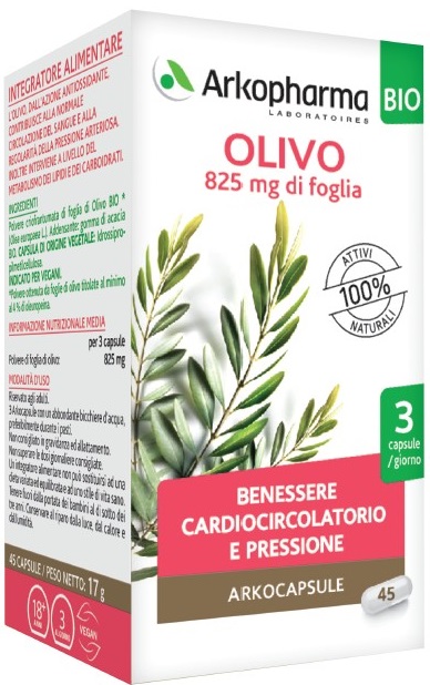 ARKO CAPSULE OLIVO BIO 45 CAPSULE - Parafarmacia Mostacciano