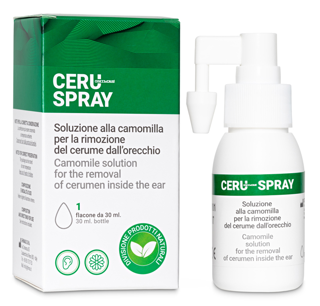 EMOLLIENTI CERUME CERU SPRAY 30ML - Parafarmacia Mostacciano