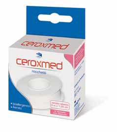 CEROTTO ADESIVO IN ROCCHETTO CEROXMED IN TESSUTO NON TESSUTO AERATO IPOALLERGENICO BIANCO 500X1,25 CM 1 PEZZO - Parafarmacia Mostacciano