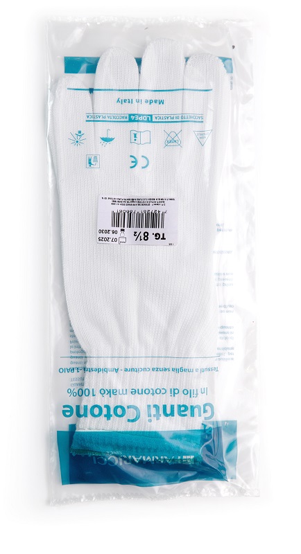 GUANTO CHIRURGICO COTONE FELPATO 8,5 - Parafarmacia Mostacciano