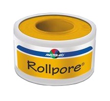 CEROTTO IN ROCCHETTO MASTER-AID ROLLPORE TESSUTO NON TESSUTO 5X5 - Parafarmacia Mostacciano