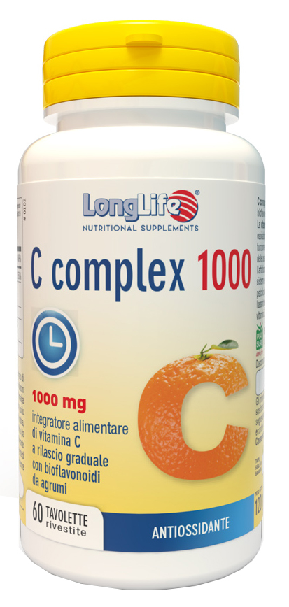LONGLIFE C COMPLEX 1000 T/R 60 TAVOLETTE - Parafarmacia Mostacciano