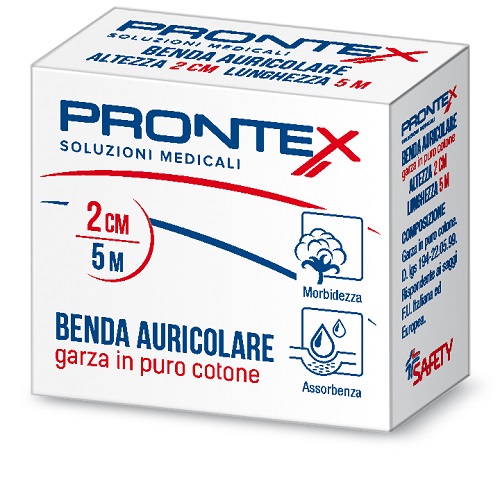 PRONTEX BENDA AURICOLARE 2 CM - Parafarmacia Mostacciano