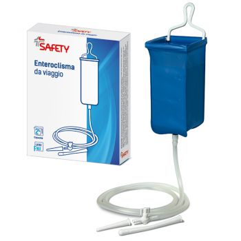 ENTEROCLISMA DA VIAGGIO KLISTER IN GOMMA CON CANNULA ANALE EVAGINALE 2 LITRI - Parafarmacia Mostacciano
