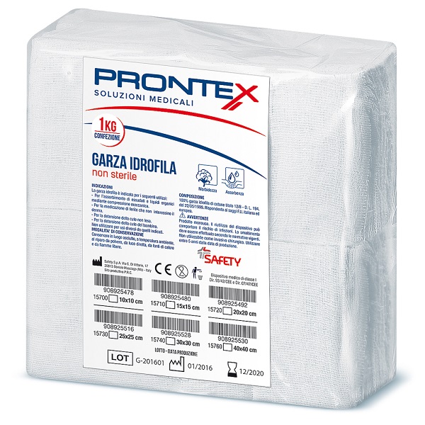 PRONTEX GARZA 15X15CM 1KG - Parafarmacia Mostacciano