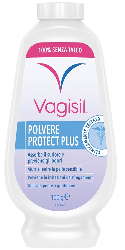 VAGISIL POLVERE PROTECT PLUS IGIENE FEMMINILE 100 G - Parafarmacia Mostacciano
