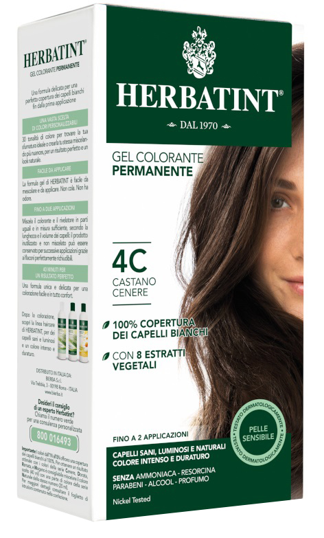 HERBATINT 4C CASTANO CENERE 150 ML - Parafarmacia Mostacciano