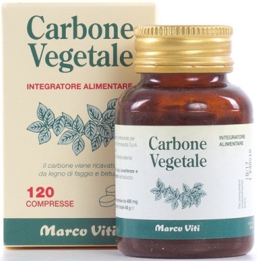 CARBONE VEGETALE 120 COMPRESSE - Parafarmacia Mostacciano