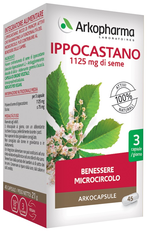 ARKO CAPSULE IPPOCASTANO BIO 45 CAPSULE - Parafarmacia Mostacciano