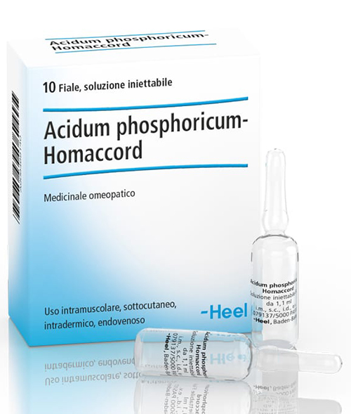 HEEL PHOSPHORICUM ACIDUM HOMACCORD 10 FIALE - Parafarmacia Mostacciano