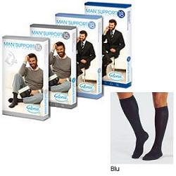 MAN SUPPORT 15 COTTON GAMBALETTO 15 BLU 4 - Parafarmacia Mostacciano