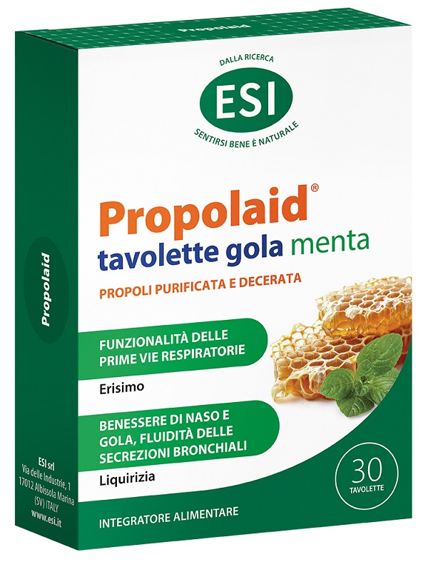 ESI PROPOLAID PROPOLGOLA MENTA 30 TAVOLETTE - Parafarmacia Mostacciano