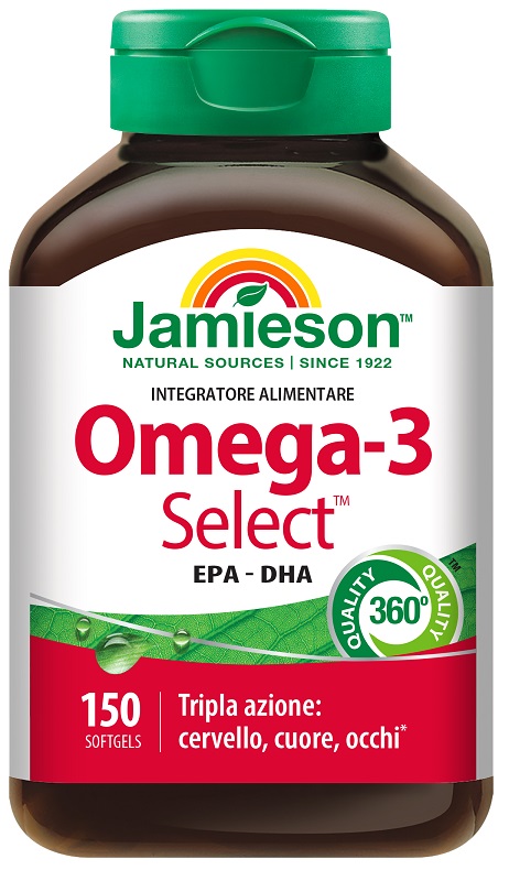 OMEGA-3 SELECT JAMIESON 150 PERLE - Parafarmacia Mostacciano