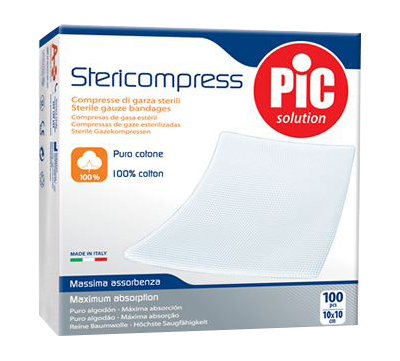 GARZA COMPRESSA STERILE 18X40CM - Parafarmacia Mostacciano