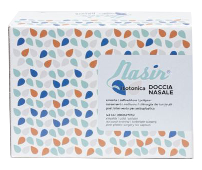 SOLUZIONE FISIOLOGICA ISOTONICA STERILE NASIR IN SCATOLA CON10 SACCHE VERSIONE LUER LOCK DA 250ML - Parafarmacia Mostacciano