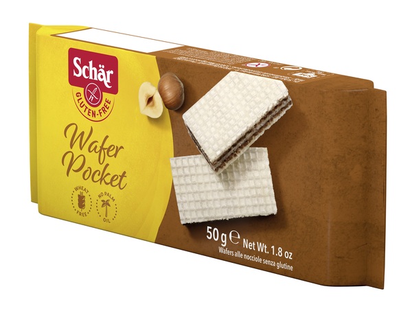 SCHAR WAFER POCKET NOCCIOLA 50 G - Parafarmacia Mostacciano