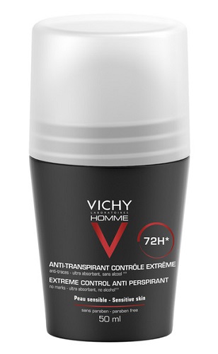 VICHY HOMME DEO ROLL-ON ANTI-TRASPIRANTE 50 ML - Parafarmacia Mostacciano