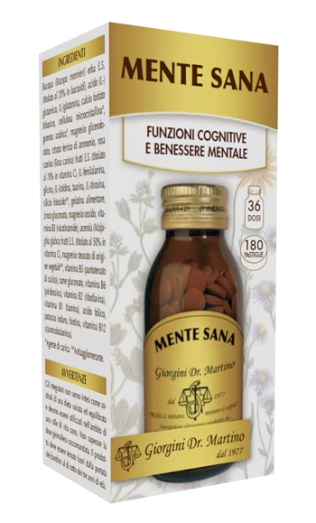 MENTE SANA 180 PASTIGLIE - Parafarmacia Mostacciano