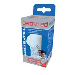 BENDA ELASTICA CEROXMED 10X450 CM CON GANCIO 1 PEZZO - Parafarmacia Mostacciano