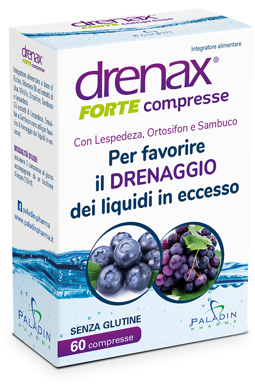 DRENAX FORTE MIRTILLO 60 COMPRESSE - Parafarmacia Mostacciano