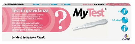TEST DI GRAVIDANZA RAPIDO HCG MYTEST 1 PEZZO - Parafarmacia Mostacciano