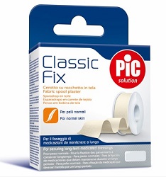 CEROTTO IN ROCCHETTO PIC CLASSIC FIX TELA BIANCO 2,5X500 CM FUSTELLA - Parafarmacia Mostacciano