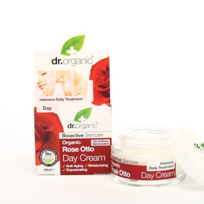 DR ORGANIC ROSE OTTO ROSA DAY CREAM CREMA VISO GIORNO 50 ML - Parafarmacia Mostacciano